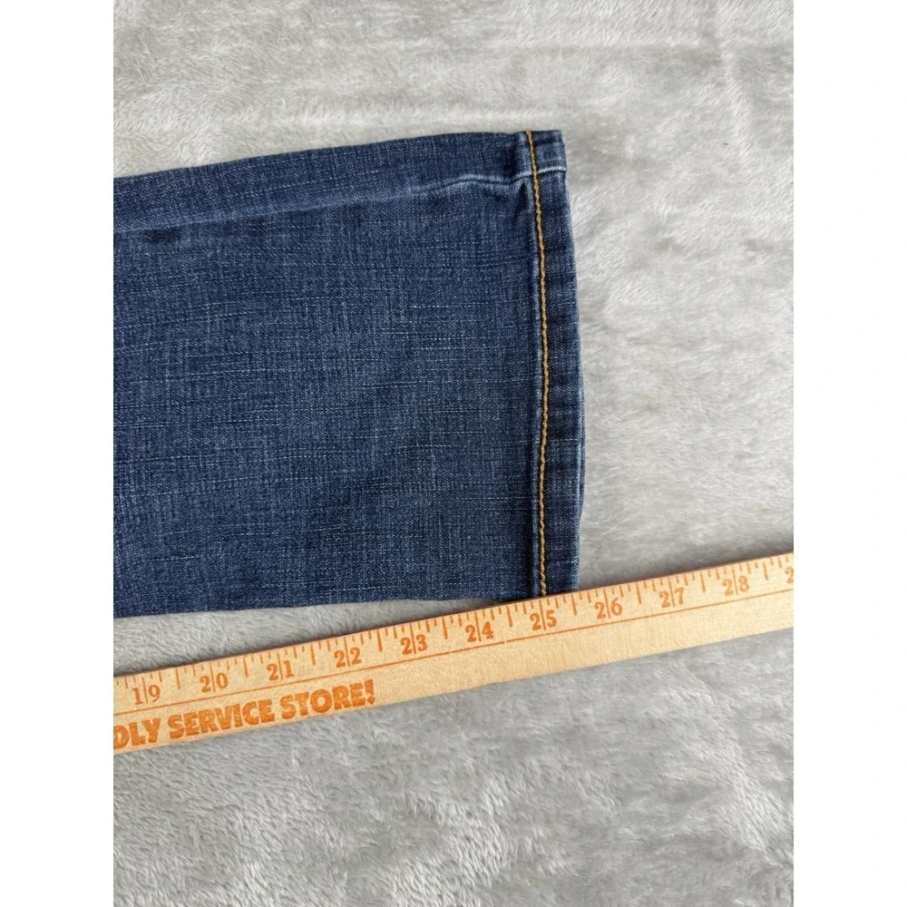 Wrangler Girls Jeans Size 12 Regular Blue Western Bootcut Embroidered W Pockets